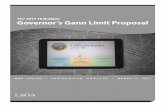 The 2017–18 Budget: Governor’s Gann Limit Proposal · 2017 18 BUDGET Legislative Analyst’s Office 3 EXECUTIVE SUMMARY Voters Passed Gann Limit in 1979 to Constrain Government