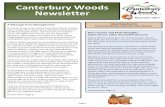 Canterbury Woods Newsletter · Canterbury Woods Newsletter ... Please be reminded that score posting into the GHIN system ends at Canterbury Woods on November 1, ...