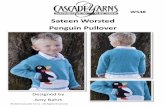 Sateen Worsted Penguin Pullover - Cascade .Sateen Worsted Penguin Pullover ... PENGUIN PULLOVER Designed