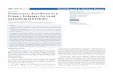 Intraosseous Anesthesia as a Primary Technique for … · Central Clinical Research in Infectious Diseases. Cite this article: Tom K, Aps J (2015) Intraosseous Anesthesia as a Primary