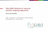 The GAVI Alliance’s vaccine - National Academies of ...iom.nationalacademies.org/~/media/Files/Activity Files/Research... · The GAVI Alliance’s vaccine ... IOM – Session V