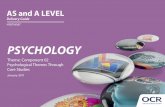 OCR A Level Physcology Delivery Guide - Theme: …ocr.org.uk/Images/208262-component-02... · Psychological Themes Through Core Studies ... Learner Resource 4.1 External Influences