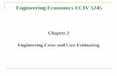 Chapter 2 Engineering Costs and Cost Estimatingsite.iugaza.edu.ps/wp-content/uploads/Chapter 2 Engineering Costs... · Chapter 2 Engineering Costs and Cost Estimating. 2 COSTS ...