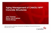 Aging Management of CANDU NPP Concrete Structures · Aging Management of CANDU NPP Concrete Structures ... • First edition of the Standard published in 2008 ... reinforced concrete,