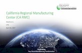 California Regional Manufacturing Center (CA RMC) Li.pdf · California Regional Manufacturing Center (CA RMC) Xiaochun Li CTO April 28, 2017 Accelerating Your Smart Manufacturing