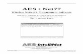AES • Net77 - aes-security.com€¦AES•IntelliNet Central Alarm Reporting System net7X / net77-b1.p65 Rev B.1 11/02/00 40-0551u AES•IntelliNet Network Management Program Section
