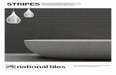 STRIPES - nationaltiles.com.au · STRIPES Say farewell to ﬂat walls with the Stripes series from Spain. With its three-dimensional grooved surface in a ... Transition White Matt