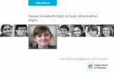 Queen Elizabeth High School: Information Nightschools.cbe.ab.ca/b806/docs2015-16/QEHS-Information-Night.pdf · • a challenging rigorous study in one or more academic subjects •
