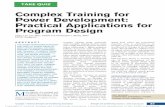 Complex Training for Power Development: Practical ... · Complex Training for Power Development: Practical Applications for Program Design Julian J. H. Lim, MSc, CSCS and Christopher
