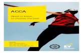 ACCA - academyofbusiness.pl€¦ · ACCA is a professional qualifications for managing the modern organization The ACCA Qualification is one of the most highly respected and valued