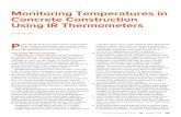 Monitoring Temperatures in Concrete Construction …wt-us.com/wp-content/uploads/2011/07/Snell_20150108.pdf · Concrete Construction Using IR Thermometers ... ASTM C31/C31M, ... test