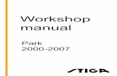 Workshop manual - STIGA-STOREview.stiga-store.com/files/Wsm-Park_EN_2000-2007.pdf · Edition Manual Chapter Page 2007-03-22 Workshop Manual, Stiga Park 1 General instructions 1 1