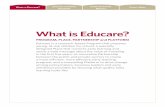 What is Educare? - Social Impact Exchange · Research shows that children who experience Educare for a full five years arrive at elementary school performing on par with average kindergarteners