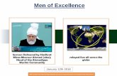 Men of Excellence - IslamAhmadiyya · Men of Excellence January 12th 2018. ... Hazrat Usama (ra) Men of Excellence January 12th ... Men of Excellence January 12th 2018 Saeed Bin Zaid