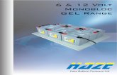 6 & 12 Volt Monobloc GEL Range - NetSuite · Haze facilities are fully accredited to ISO 14001 and the ... + Completely maintenance free, ... HZY12-230 376 307 267 240 218 199 184