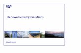Renewable Energy Solutions - .About iSP iSP 2 ISP is a company that provides innovative power electronics