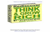 1 “Rediscover Think and Grow Rich E-course” by … · 2 “Rediscover Think and Grow Rich E-course” by Dan Klatt Rediscover Think and Grow Rich E-Course Now You Have at Your