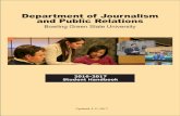 Department of Journalism and Public Relations · Campus Facilities ... Chair, Department of Journalism and Public Relations. ... Book Reviews editor for Journalism History. She