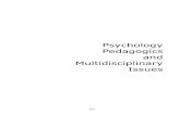 Psychology Pedagogics and Multidisciplinary Issues eqol/6 psychology.pdf · 2 University of Mostar, Departement of Physical Education, Mostar, Bosnia and Herzegovina Abstract The