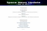 Space News Update - Home - DMNS Galaxy Guide …spaceodyssey.dmns.org/media/57645/snu_05162014.pdf · Space News Update — May 16, 2014 — ... sanctions list, also said Russia has