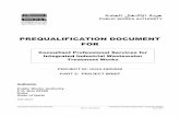 PREQUALIFICATION DOCUMENT FOR - Ashghal · requirements of wastewater discharge standards as laid ... All other flows such as from swimming pool ... STATE OF QATAR PREQUALIFICATION