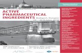 19th APIC/CEFIC European Conference on Active ... · 21st APIC/CEFIC European Conference on Active Pharmaceutical Ingredients 24 - 26 October 2018, Budapest, Hungary I want to take