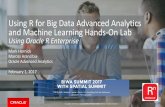 Using R for Big Data Advanced Analytics and Machine ... · Using R for Big Data Advanced Analytics and Machine Learning Hands-On Lab ... Using R for Big Data AA and Machine Learning