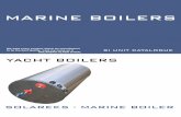 MARINE BOILERS - Solareks, Termosifon Yacht Boiler.pdf · MARINE BOILERS SOLAREKS - MARINE BOILER YACHT BOILERS We want every product which we manufacture SI UNIT CATALOGUE to be