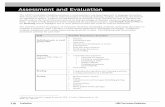 Assessment and Evaluation - Settlement.Org · Assessment and Evaluation ... in speaking, listening, reading, and writing, that learners ... Audio or video clips, or oral text