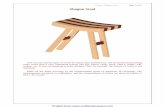 Shogun Stool - Craftsmanspace · Project: Shogun Stool Page 1 of 16 Shogun Stool You can use various types of wood for this project manufacture. We recommend purchasing