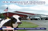 U.S. Registered Holsteins - Holstein Association USA · Registered Holsteins are the Best Choice For Profit 4 Source: Averages of DHI Cow Herds, 2005 By Breed and Category of Testing