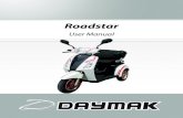 Roadstar - daymak.comdaymak.com/manuals/roadstar-manual.pdf · Roadstar User Manual. 2 About Daymak Daymak is one of Canada’s largest Alternative Vehicle providers. We design, engineer,