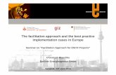 The facilitation approach and the best practice ... · The facilitation approach and the best practice implementation cases in Europe ... and the best practice implementation cases