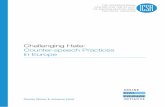 Challenging Hate: Counter-speech Practices in Europeicsr.info/wp-content/uploads/2018/03/Challenging-Hate.pdf · Challenging Hate: Counter-s peech Practices in Europe Executive Summary