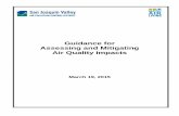 GUIDE FOR ASSESSING AND - San Joaquin Valley … · San Joaquin Valley Unified Air Pollution Control District Guidance for Assessing and Mitigating Air Quality Impacts March 19, 2015