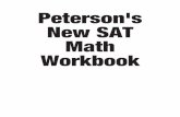 Petersons.com/publishing€¦ · About the SAT ix  THE NEW SAT MATH QUESTIONS The mathematical reasoning sections of the SAT test problem solving in …