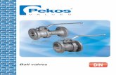 Ball valves - pekos.es · DIN Ball valves. 1. Certifications and tests. Firesafe test Cryogenic test . Final inspection. ... EGPC (Egypt) • Zadco (UAE) • China Petroleum (China)