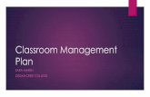 Classroom Management Plan - Mrs. Marsh's … · Classroom Description The classroom is a second grade inclusion classroom in a suburban school district. There are twenty students