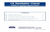CS Foundation Course - ICSI - The Institute of … · 2014-05-15 · market becomes saturated they are inclined to search abroad for any and all potential new markets for their ...