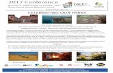 CELEBRATING OUR PARKS - FACET FACET Conference... · 2017 Conference to inspireand promote the responsible community use of Western Australia’s culturaland natural heritage through
