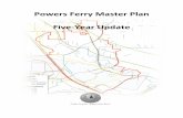 Powers Ferry Master Plan Five-Year Update · Mike Terry, Chairman Skip Gunther Christi Trombetti Galt Porter Judy Williams COUNTY MANAGER David Hankerson ... Powers Ferry Master Plan