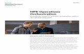 HPE Operations Orchestration - Whitlock IS · HPE Operations Orchestration Bridge IT silos with enterprise-scale process automation and self-service ... Improves auditing and instrumentation