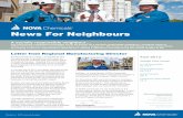 News For Neighbours - Nova Chemicals Documents/sarnia-lambton... · News For Neighbours A socially responsible neighbour… Our community investment principles are to be known as