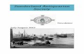July/August 2012 - Sunderland Antiquarian Society€¦ · July/August 2012 . Delivering Anderson ... NORMAN KIRTLAN ... NB The archives at The Minster will still be open fortnightly