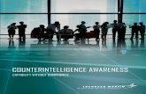 CounterIntellIgenCe AwAreness - Lockheed Martin · According to Executive Order 12333, Counterintelligence (CI) is information gathered and activities conducted to identify, deceive,