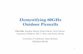 Demystifying 60GHz Outdoor Picocellscs752/papers/milli-009-slides.pdf · • A picocell: 4 faces, each face 36 arrays ! 288Gbps downlink! • Each face is only 15cm × 15cm large