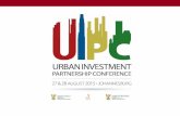 Partnerships between public and - treasury.gov.za. Weigel... · Partnerships between public and ... 1 € of public spending is triggering 8,50 € of private investment on average!