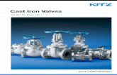 Cast Iron Valves - KITZ · KITZ CAST IRON VALVES KITZ CAST IRON VALVES 2 3 Basic Design Specifications Material Specifications for Grey Iron Casting ASME …