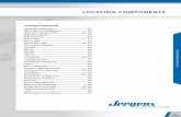 LOCATING COMPONENTS - Jergens Inc€¦ · Locating Components Adjustable Jack Screws ... See counterbore selection chart for ... Diameter Tolerance: ± .0001"