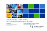 TransCanada Case Study: Emissions Management System · TransCanada Case Study: Emissions Management System ... Car Rental Company From Power ... TransCanada Case Study: Emissions